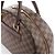 Borsa Louis Vuitton Nolita Damier Ebene in marrone N41455 Rosso - vista 4