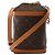 Borsa a tracolla Louis Vuitton Milk Box Monogram Canvas in marrone M44877 Beige