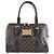 Borsa a tracolla Louis Vuitton Berkeley Damier Ebene in marrone N52000 Rosso