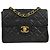 Chanel Vintage Square Classic Single Flap Quilted Lambskin Mini Schwarz