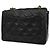 Chanel Vintage Square Classic Single Flap Quilted Lambskin Mini Schwarz - Ansicht 2