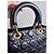 Christian Dior Borsa Lady Dior in pelle nera Nero - vista 10