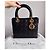 Christian Dior Borsa Lady Dior in pelle nera Nero - vista 2