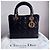 Christian Dior Borsa Lady Dior in pelle nera Nero - vista 3