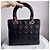 Christian Dior Borsa Lady Dior in pelle nera Nero - vista 4