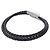 Hermès Hermes Tourni Tresse Armband Schwarz Silber - Ansicht 2