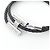Hermès Hermes Tourni Tresse Armband Schwarz Silber - Ansicht 5