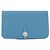 Hermès Hermes Dogon Duo Wallet Turquoise