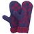 Louis Vuitton M58339 Guantes cálidos Roja Azul marino