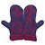 Louis Vuitton M58339 Guantes cálidos Roja Azul marino - vista 2