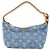 Louis Vuitton LV Remix Monogram Denim Pochette Hills Shoulder Bag Azul