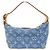 Louis Vuitton LV Remix Monogram Denim Pochette Hills Shoulder Bag Azul - vista 2