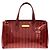 Louis Vuitton Vernis Rayures Wilshire PM Handtasche Rot