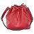 Noe Louis Vuitton Epi Petit Noé Schultertasche Rot