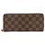 Louis Vuitton Damier Portefeuille Clemence Wallet Fucsia Damier ebene