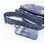 Borsa a tracolla Louis Vuitton Damouflage Trio Messenger Blu - vista 6