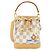 Borsa a mano Louis Vuitton Damier Azur (Vivienne) Nano Noe Bianco Blu