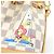 Borsa a mano Louis Vuitton Damier Azur (Vivienne) Nano Noe Bianco Blu - vista 5