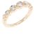 Autre Marque Anel Tiffany Jazz Graduated em ouro rosa