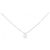 Autre Marque Collana Solitario Tiffany in Platino 950