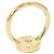 Anel Band Pearly Confetti Louis Vuitton Dourado Cinza - vista 3