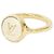Anillo Louis Vuitton LV Pearly Confetti Band Blanco Dorado