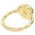 Anillo Louis Vuitton LV Pearly Confetti Band Blanco Dorado - vista 2