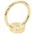 Anillo Louis Vuitton LV Pearly Confetti Band Blanco Dorado - vista 3