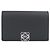Tarjetero de piel de ternera Loewe Negro