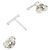 Autre Marque Pendientes Tiffany & Co. Fleur de Lis Stem - vista 3