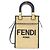 mala Fendi Sunshine Shopper Small Preto
