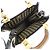 mala Fendi Sunshine Shopper Small Preto - vista 8