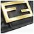 Borsa a spalla midi Fendi Baguette Chain Nero - vista 4