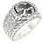 Anillo Gucci Interlocking G de Plata