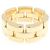 Cartier Maillon Panthère Ring aus Gelbgold - Ansicht 2