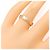Anello Cartier Mini Love in oro rosa 18K - vista 4