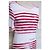 Jean Paul Gaultier Robe Marin mutine Sigles TS/M Rosa Blanco - vista 12