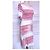 Jean Paul Gaultier Robe Marin mutine Sigles TS/M Rosa Blanco - vista 14