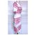 Jean Paul Gaultier Robe Marin mutine Sigles TS/M Rosa Blanco - vista 16