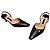 Décolleté slingback in pelle nera Jimmy Choo for Anya Hindmarch Nero