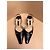 Décolleté slingback in pelle nera Jimmy Choo for Anya Hindmarch Nero - vista 3
