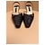 Décolleté slingback in pelle nera Jimmy Choo for Anya Hindmarch Nero - vista 4