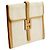 Hermès Pochette Jige GM in Pelle Gold e Canvas, 1979 Marrone Beige - vista 2