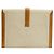 Hermès Pochette Jige GM in Pelle Gold e Canvas, 1979 Marrone Beige - vista 3