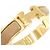 Hermès Hermes Click H PM Charm Armband Beige Golden - Ansicht 3
