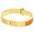 Hermès Bracciale Charm Hermes Click Glenan D'oro Arancione - vista 2