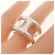 Ring Anillo ancho Hermès Osmo's en Plata 925 - vista 5