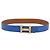 Hermès Cinto Reversível Hermes Constance em Couro Medium Azul