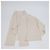 Ensemble Chemise de Pyjama Pian et Pantalon Britton Loro Piana Clear Oyster Linen Écru - vue 3