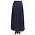 Prada plissierter Maxirock aus Seidenchiffon in Navyblau Marineblau